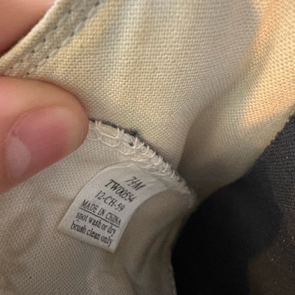 Y2K Tommy Hilfiger Navy and White Women's Slip On Sneakers - Picture 7 of 7